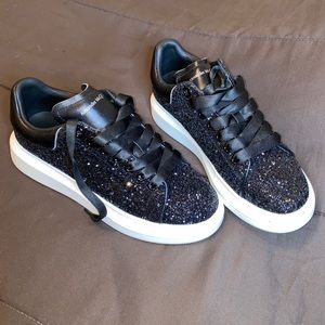 Sparkly Black Alexander McQueen